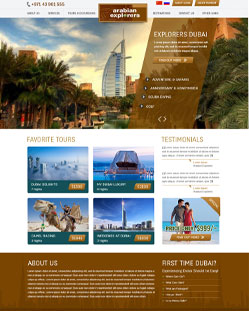 Portfolio of Flat Website Design