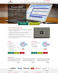 Portfolio of Flat Website Design