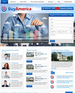 Portfolio of Flat Website Design