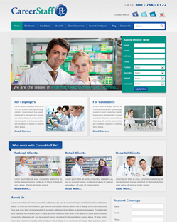 Portfolio of Flat Website Design
