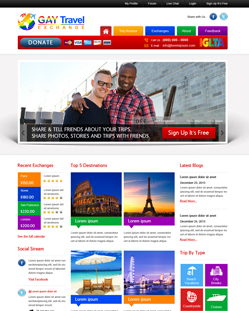 Portfolio of Flat Website Design