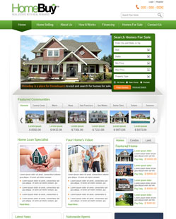 Portfolio of Flat Website Design