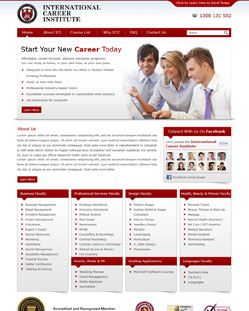 Portfolio of Flat Website Design