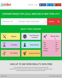 Portfolio of Flat Website Design
