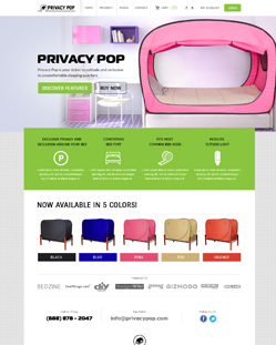 Portfolio of Flat Website Design
