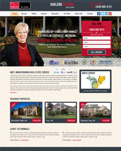 Portfolio of Flat Website Design