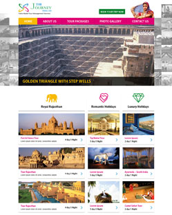 Portfolio of Flat Website Design