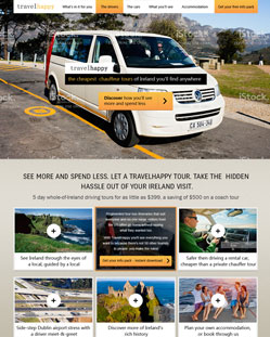 Ireland Travel Website Design