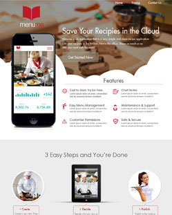 Portfolio of Flat Website Design